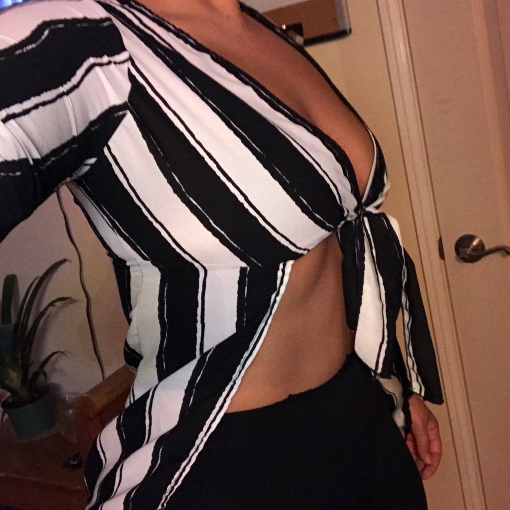 Stripped blouse L